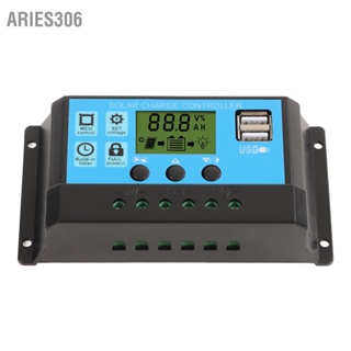 Aries306 30W แผงโซลาร์เซลล์ IP65 กันน้ำ 12V 24V Adaptive High Power Over Charge Protection สำหรับ RV Car Boat Trailer