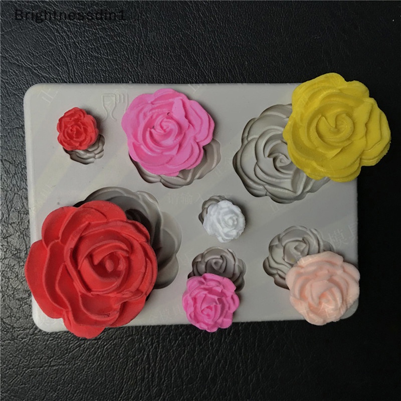 brightnessdin1-แม่พิมพ์ซิลิโคน-รูปดอกกุหลาบ-3d-สําหรับทําช็อคโกแลต-ฟองดองท์-ตกแต่งเค้ก