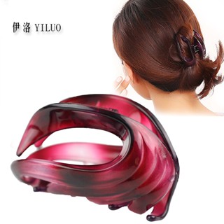 Women Headwear Simple Retro Hair Claw Cute Hair Clip For Girls Shower Vitnage Hair