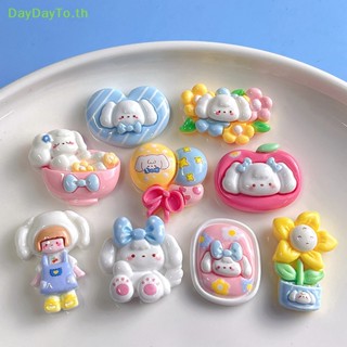 SANRIO Daydayto เครื่องประดับเรซิ่น รูปการ์ตูนซานริโอ้น่ารัก สําหรับตกแต่งโทรศัพท์มือถือ DIY 5 ชิ้น