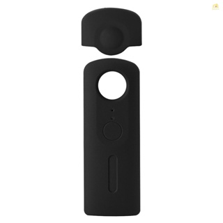 Banana_pie Andoer เคสซิลิโคนป้องกันกล้อง พร้อมฝาปิดเลนส์ สําหรับกล้อง Ricoh Theta V 360 องศา