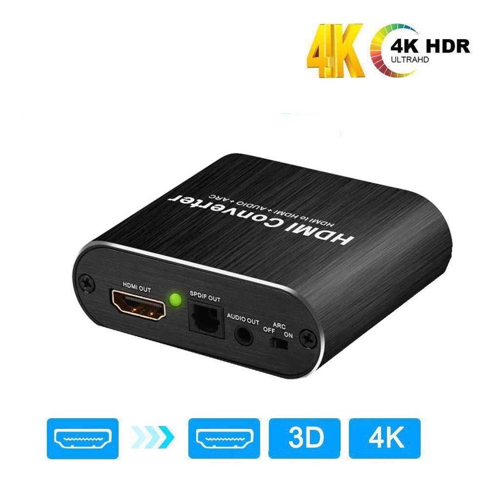 4k HDMI Audio Extractor 5.1 Extractor HDMI-เข้ากันได้กับSplitter HD To ...