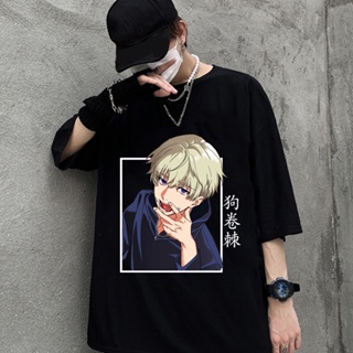 Jujutsu Kaisen Print Short-sleeved T-shirt Summer Student Loose Top Harajuku Women/man Shirts_03