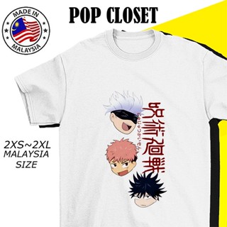 TSHIRT WOMEN MEN BAJU WANITA LELAKI JUJUTSU KAISEN MANGA JAPANESE T SHIRT MURAH PEREMPUAN COTTON T-SHIRT OVERSIZE C_03