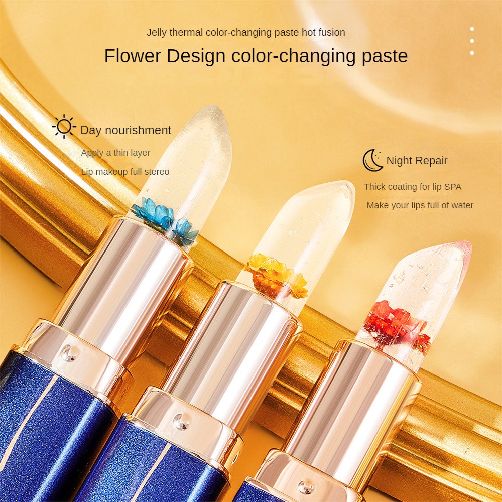 lessxcoco-moisturizing-temperature-changes-lip-glaze-คริสตัลใสดอกไม้-moisturizing-waterproof-lip-cosmetics-fe