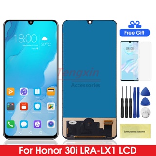 อะไหล่หน้าจอสัมผัส LCD 100% สําหรับ Huawei Honor 30i LRA-LX1 Honor 30i