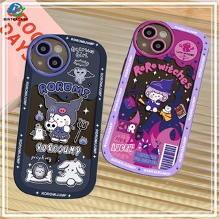 เคสโทรศัพท์มือถือแบบนิ่ม TPU ใส ลายแม่มด คุโรมิ ฮาโลวีน สําหรับ Samsung A14 A04 A04S A13 A02S A03 A03S A30S A11 A12 A51 A30 A50 A52 A20S A10S M11 M12 J7 Pro J7 Prime J4 Plus