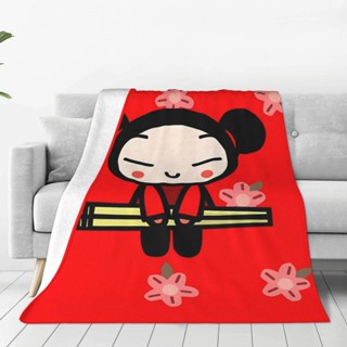 Pucca ผ้าห่ม ผ้าสักหลาด ขนแกะไมโคร นุ่มพิเศษ สําหรับเตียง โซฟา เครื่องปรับอากาศ