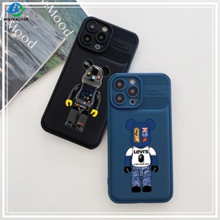 เคสโทรศัพท์มือถือ กันกระแทก ป้องกันเต็มเครื่อง ลายหมี สําหรับ VIVO Y02 Y02S V25 V25E Y16 Y35 Y33S Y21T Y21S Y33S Y22 Y22S Y91C Y1S Y93 Y91 Y11 Y12 Y12i Y15 Y17 Y12S Y12A Y15S Y15A Y51 Y31 S1