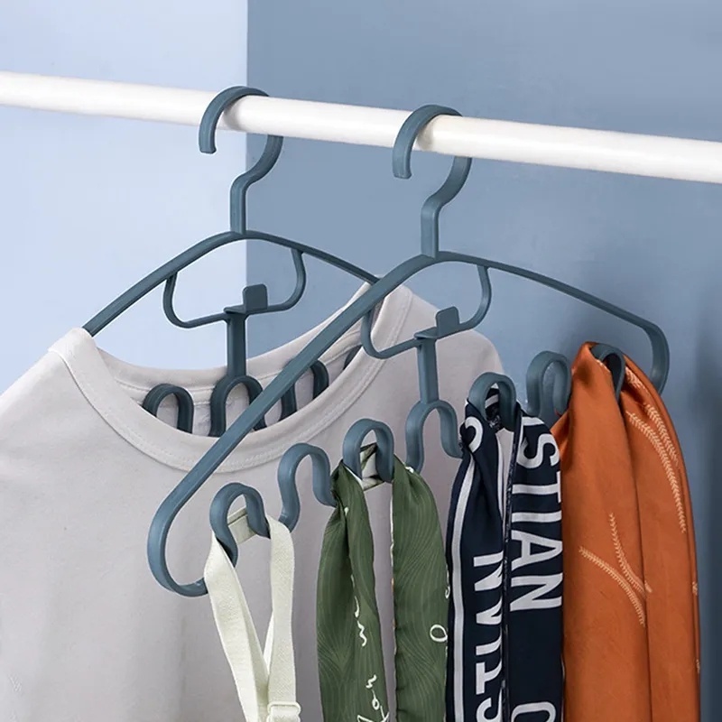ไม้แขวนเสื้อพลาสติก-กันลม-แบบพกพา-สร้างสรรค์-สําหรับตู้เสื้อผ้า