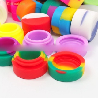 [Delication] 3ml Silicone Wax Jar Containers Non Mixed color New 3 ml wholesale lot