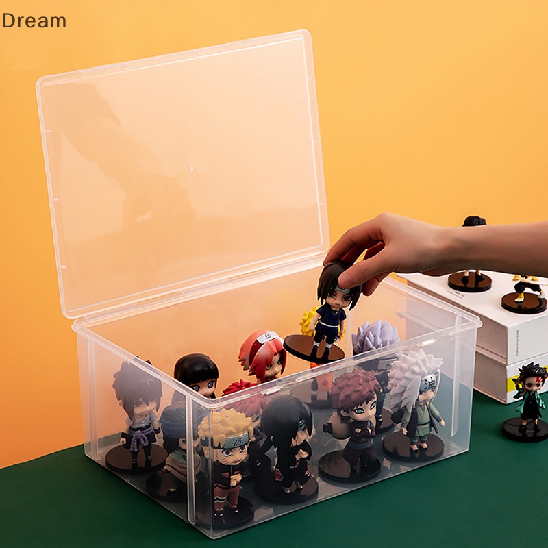 lt-dream-gt-กล่องพลาสติกใส-ขนาดเล็ก-กันฝุ่น-หลายขนาด-สําหรับใส่ตุ๊กตาฟิกเกอร์