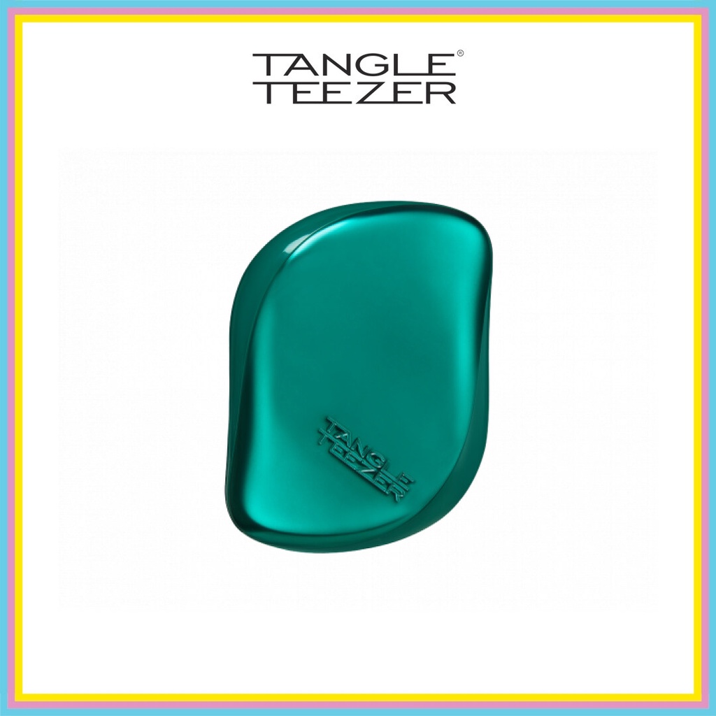 TANGLE TEEZER หวี แทงเกิ้ล ทีเซอร์ COMPACT STYLER GREEN JUNGLE | Shopee ...