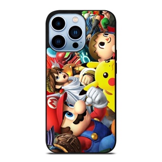 เคสโทรศัพท์มือถือ กันตก ป้องกัน ลาย Super Smash Bross All Star สําหรับ IPhone 14 Plus 13 Pro Max 12 Mini X