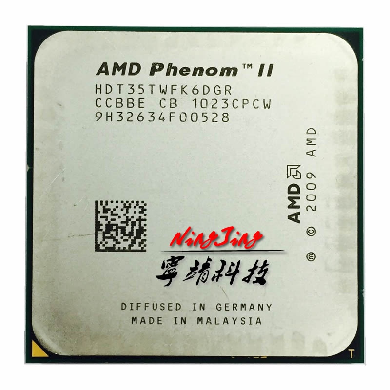 ซ็อกเก็ตโปรเซสเซอร์ CPU AMD Phenom II X6 1035T 1035 2.6G HDT35TWFK6DGR ...