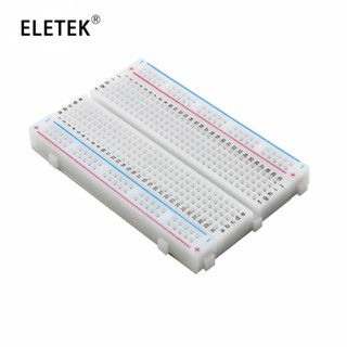 เบรดบอร์ด PCB 400 หลุม 8.5 ซม. X 5.5 ซม. 400 จุด สําหรับ Arduino DIY