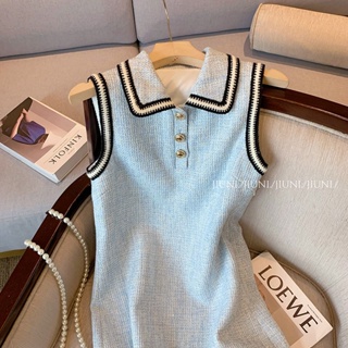 Chanel Style Sleeveless Dress Womens Elegant Socialite Style 2023 Summer New French Style High-end Slim Look Vacant Dress