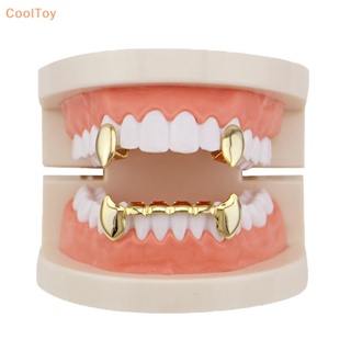 Cooltoy ฟันฮิปฮอป สําหรับผู้ชาย แวมไพร์ ฟันหมวกด้านบน เครื่องมือด้านล่าง ปากแฟชั่น ร่างกาย ขายดี