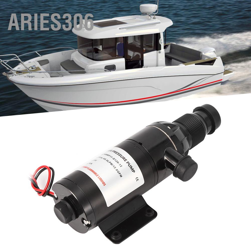 aries306-12v-45lpm-12gpm-น้ำเสีย-เครื่องสูบน้ำ-self-priming-เสียงต่ำสำหรับ-marine-เรือ-rv-toilet-การเกษตร