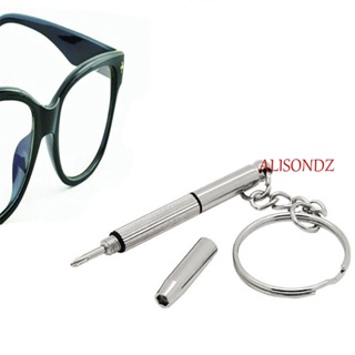 ALISONDZ Glasses Frames Mini Multitool Kit 3in1 Hand Multifunctional Tool Eyeglasses Screwdriver Easy To Use Screwdriver Watch Keychain Mobile Phones Eyeglasses Sunglasses Repair Tools
