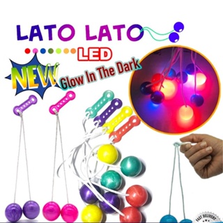 Latto LATTO LATTO ลูกบอล LED ขนาดใหญ่ 4.0 ซม. ของเล่นเสริมการเรียนรู้เด็ก