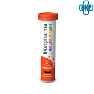 Interpharma Multivitamin เม็ดฟู่รสส้ม Sugar Free Premium Quality บรรจุ 20 เม็ด [DKP]