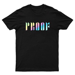 เสื้อยืดลําลอง แขนสั้น พิมพ์ลาย Kpop BTS PROOF แฟชั่นฤดูร้อน สําหรับผู้ชาย และผู้หญิง