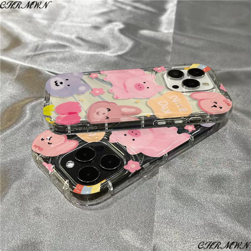 เคสโทรศัพท์มือถือนิ่ม-แบบใส-ลายสัตว์น่ารัก-สําหรับ-apple-iphone-78-xr-plus-14promax-1312-11-sqlm