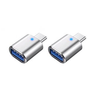 Rich2.br อะแดปเตอร์แปลง USB 31 ตัวเมีย เป็น Type-C ตัวผู้ OTG สําหรับโทรศัพท์มือถือ 2 ชิ้น