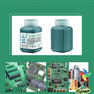 Espo หมึกสีเขียว น้ํามันบัดกรี 100 กรัม UV สําหรับ BGA PCB