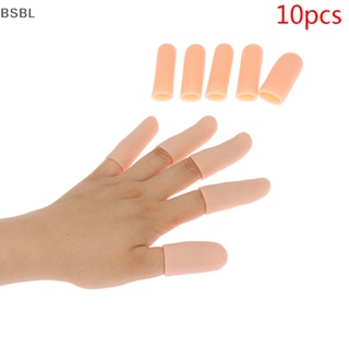 Bsbl 10 ชิ้น / เซต ซิลิโคนเจล หลอดมือ ป้องกันนิ้วมือ บรรเทาอาการปวดนิ้วหัวแม่มือ BL