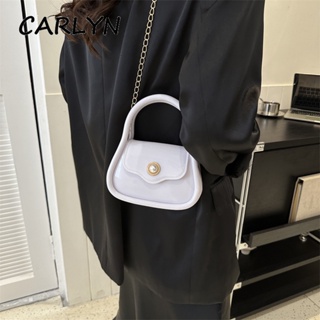 CARLYN กระเป๋าสะพายข้าง กระเป๋าถือ หรูหรา สไตล์ฝรั่งเศส แฟชั่นสําหรับสตรี 2023NEW L91TG30