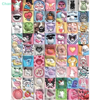 &lt;Chantsing&gt; สติกเกอร์ ลายอนิเมะ Kuromi My Melody 3D สําหรับติดตกแต่งแล็ปท็อป 100 ชิ้น