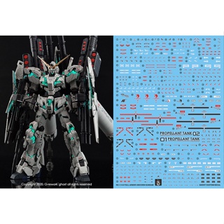 Yan GHOST RG 1/144 สติกเกอร์เรืองแสง ลายยูนิคอร์น สําหรับติดตกแต่ง