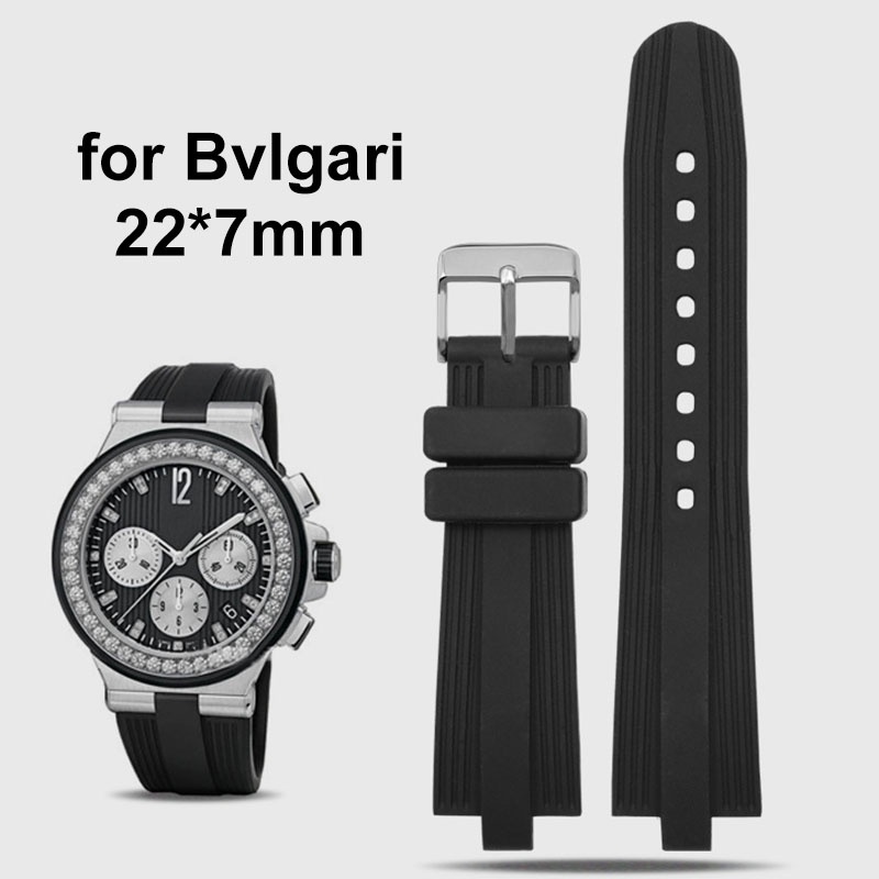 bvlgari-สายนาฬิกาข้อมือ-ยางซิลิโคนนิ่ม-กันน้ํา-ขนาด-22-7-มม-สีดํา-สไตล์สปอร์ต-สําหรับผู้ชาย