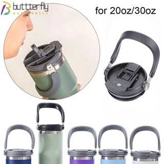 Buttterfly ฝาครอบขวดน้ํา PVC กันหก หลากสี พร้อมหลอด 20 ออนซ์ 30 ออนซ์ สําหรับ Tyeso