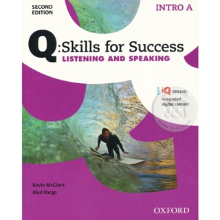 (Arnplern) : หนังสือ Q : Skills for Success 2nd ED Intro A, Listening &amp; Speaking : Students Book +iQ Online (P)