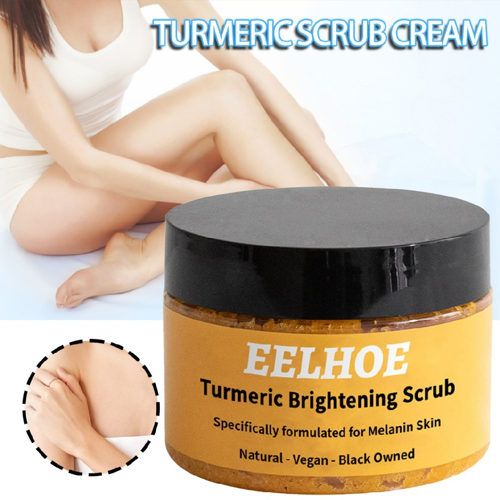 100g Turmeric Brightening Scrub For Dark Spots Inner Thighs Bikni Area Underarms Shopee Thailand 4888