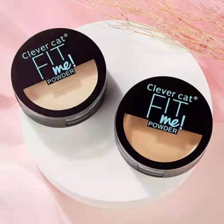 Hot Sale# Cross-border exclusive for smart cat fresh silky double-layer powder cake fresh concealer moisturizing no makeup dry and wet dual-use 8cc