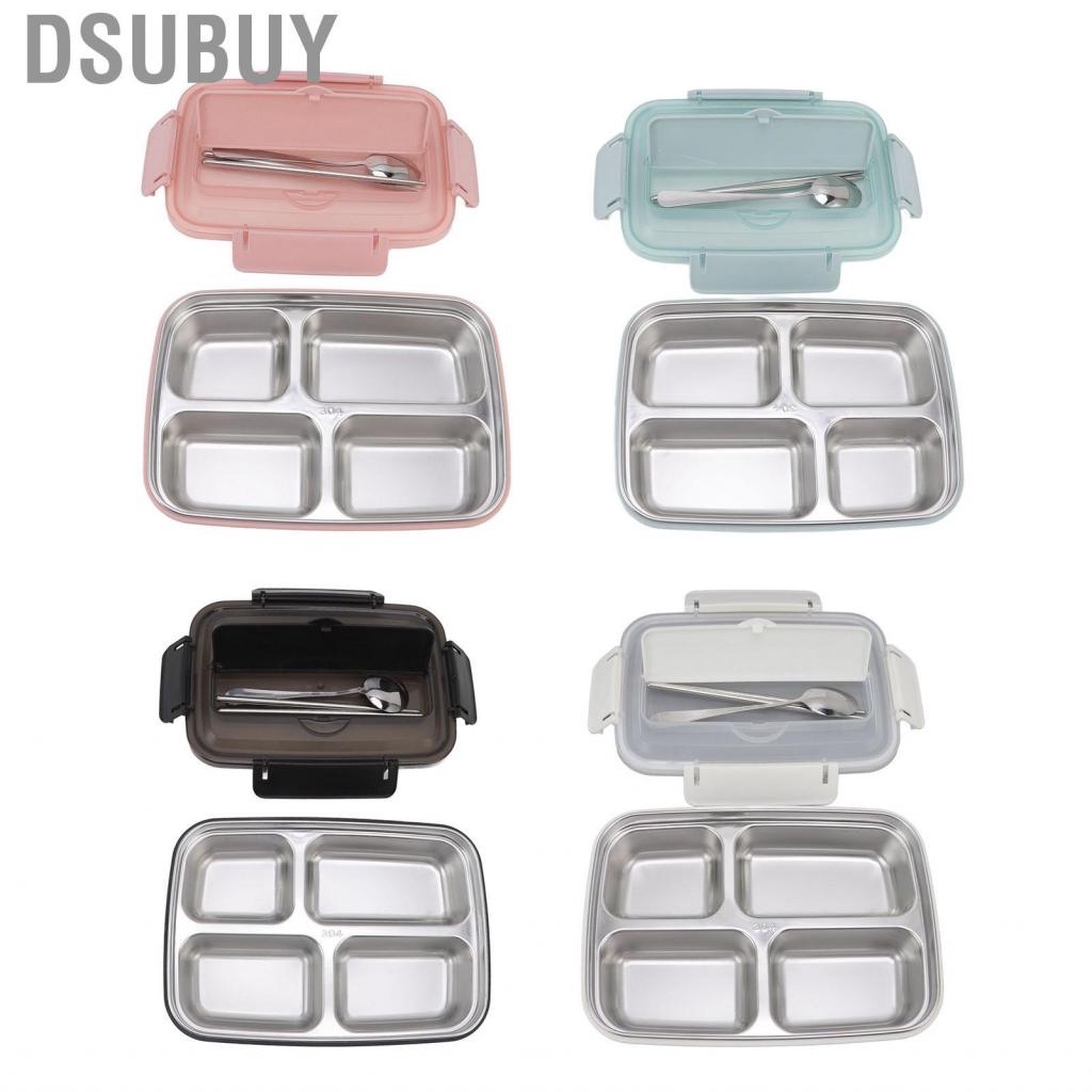 dsubuy-lunch-box-4-compartments-design-304-stainless-steel-matching-por