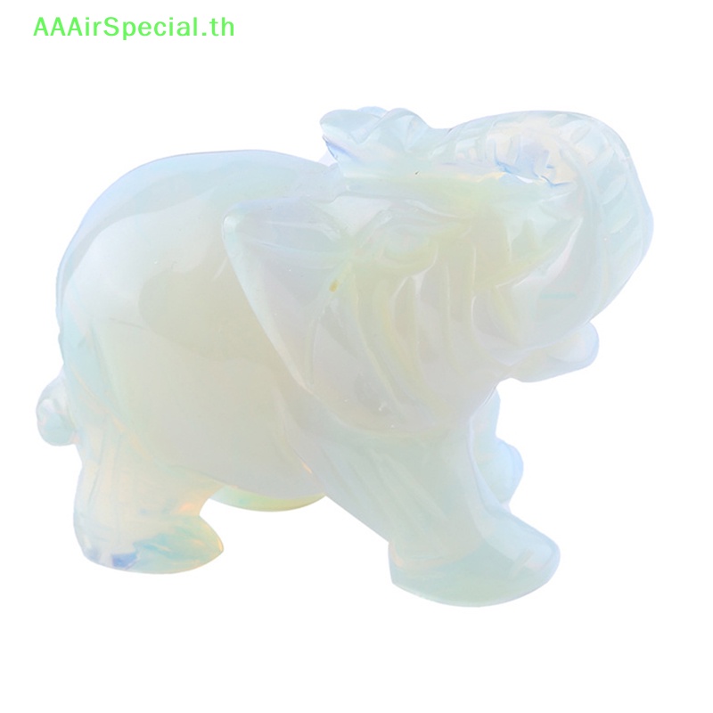 aaairspecial-รูปปั้นช้างคริสตัลธรรมชาติ-สําหรับตกแต่งบ้าน