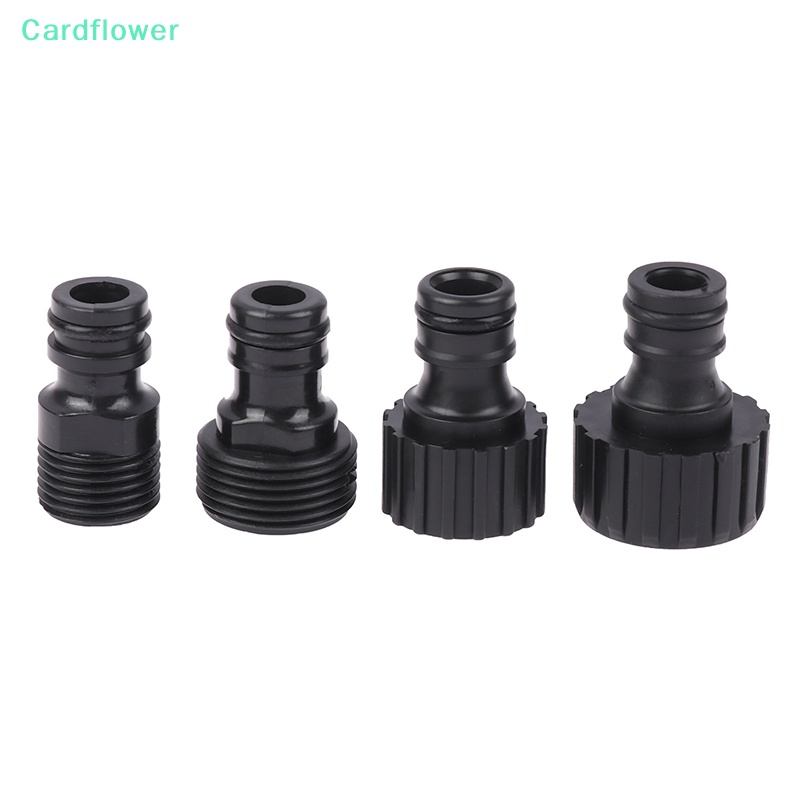 lt-cardflower-gt-อะแดปเตอร์ก๊อกน้ํา-เชื่อมต่อเร็ว-พร้อมเกลียวตัวผู้-ตัวเมีย-สําหรับรดน้ําในสวน-4-ชิ้น