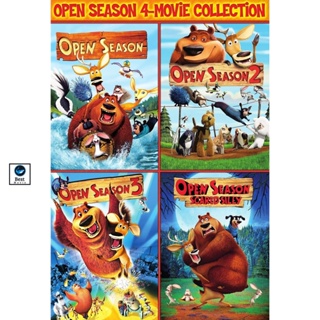 แผ่นดีวีดี หนังใหม่ OPEN SEASON คู่ซ่าส์ป่าระเบิด ภาค 1-4 DVD Master เสียงไทย (เสียง ไทย/อังกฤษ ซับ ไทย/อังกฤษ ( ไม่มีซั