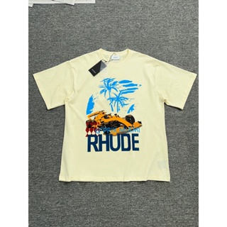 【จํานวนจํากัด】เสื้อยืดคอกลม ผ้าฝ้าย ทรงหลวม ลาย RHUD.E สําหรับเด็กผู้ชาย