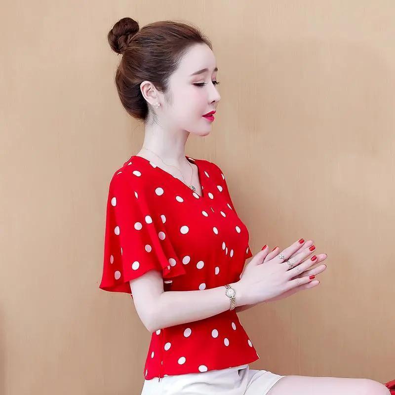 เสื้อเชิ้ตแขนสั้น-เข้ารูป-ขนาดเล็ก-แฟชั่นฤดูร้อน-สไตล์แฟรี่-สําหรับผู้หญิง-jqdz