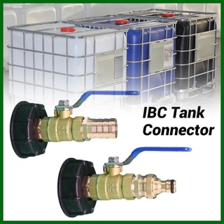 Ibc อะแดปเตอร์ถังน้ํามัน IBC พร้อมวาล์วทองเหลือง