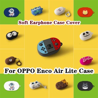 【คุณภาพสูง】เคสหูฟัง แบบนิ่ม ลายการ์ตูน สําหรับ OPPO Enco Air Lite OPPO Enco Air Lite