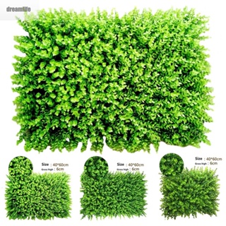 【DREAMLIFE】Artificial Turf Plastic Wall-Hedge Wedding 40*60cm Decoration Fence Foliage