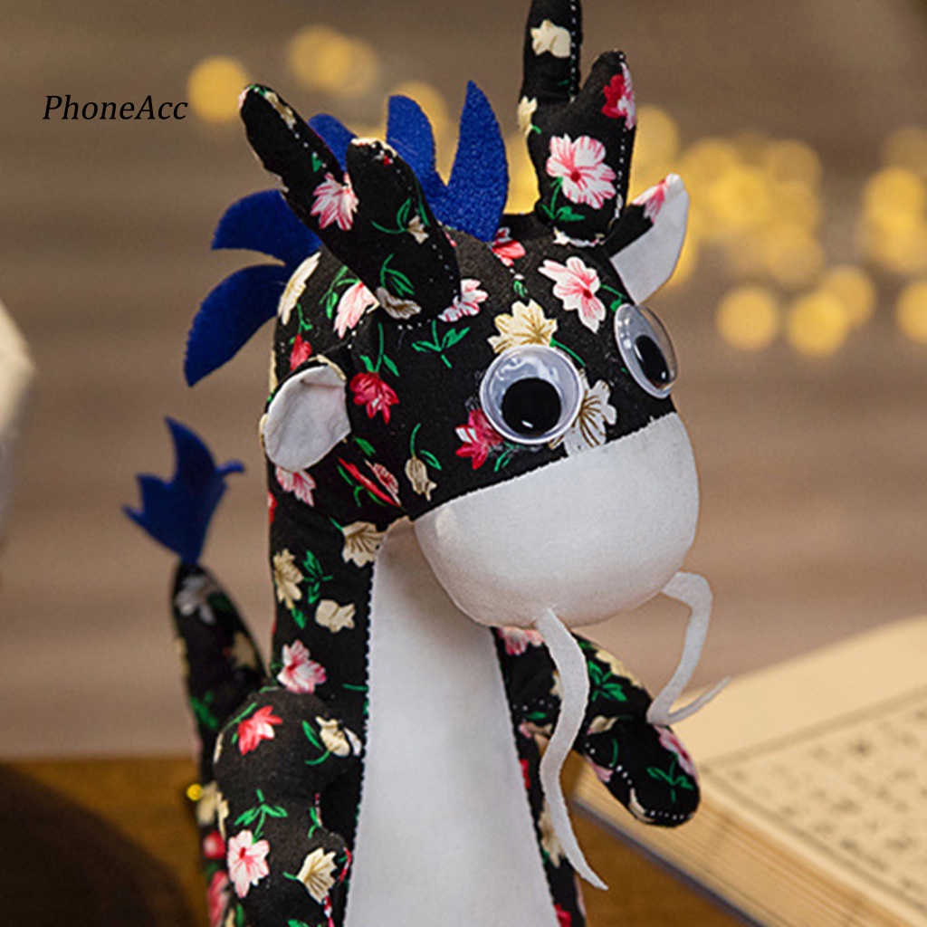 phoneacc-ตุ๊กตามังกรตรุษจีน-แบบนิ่ม-พิมพ์ลายดอกไม้-หลากสี-สําหรับตกแต่งบ้าน-เทศกาลตรุษจีน-2024