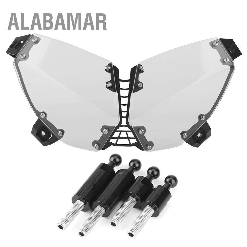 alabamar-ตัวป้องกันไฟหน้ารถจักรยานยนต์แบบใสเหมาะสำหรับ-yamaha-xt1200z-super-tenere-10-18